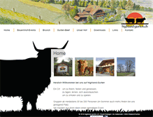 Tablet Screenshot of highland-gurten.ch